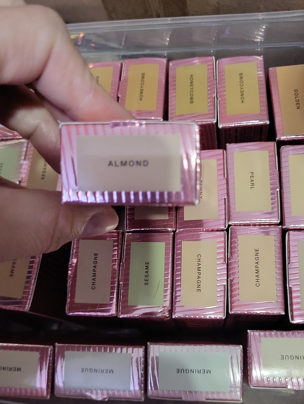 LAWLESS Almond Foundation Shade in Pink Metallic Packaging